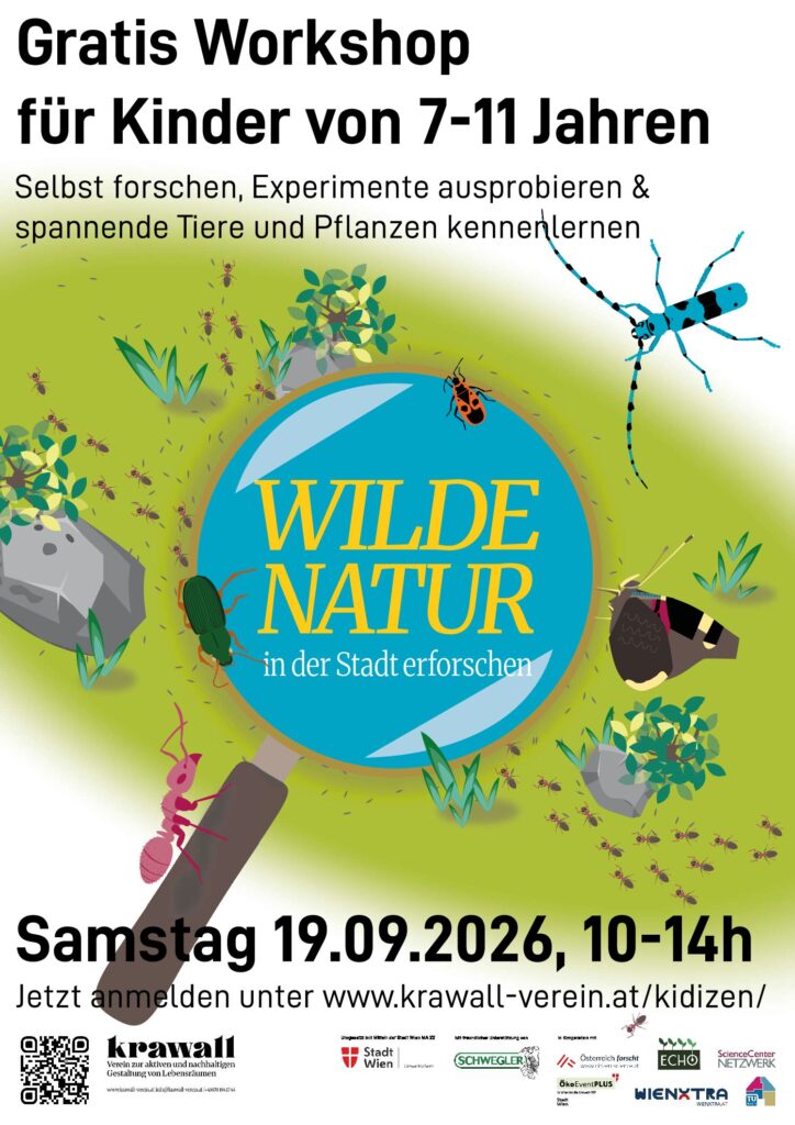 Digitaler Flyer Wilde Natur in der Stadt erforschen